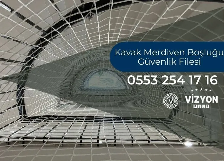 Kavak Merdiven Boşluğu Güvenlik Filesi